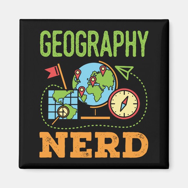 Geography Nerd Magnet (Front)