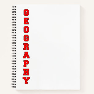 Geography Notebook