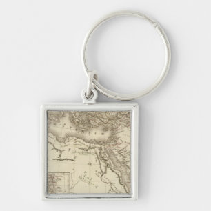 Geography of Hebrews Key Ring
