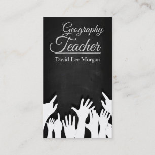 Geography Teacher Business Card
