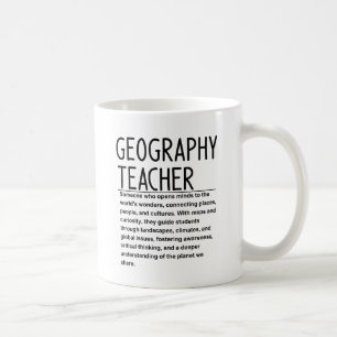 Geography teacher coffee mug
