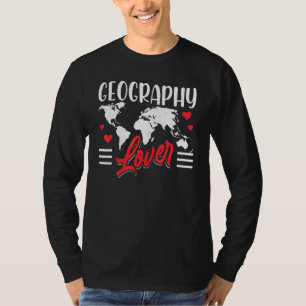 Geography Teacher Geographic Geographer Student T-Shirt