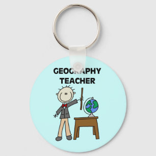 Geography Teacher Key Ring