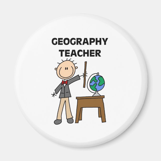 Geography Teacher Magnet (Front)