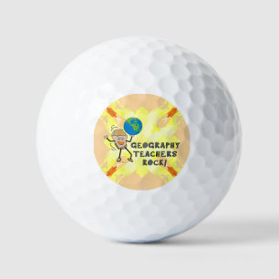 Geography Teachers Rock Golf Balls