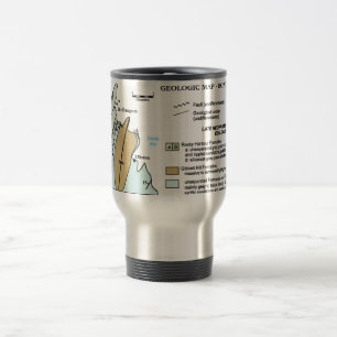 Geologic Map of Bonavista Region: 15 oz Travel Mug