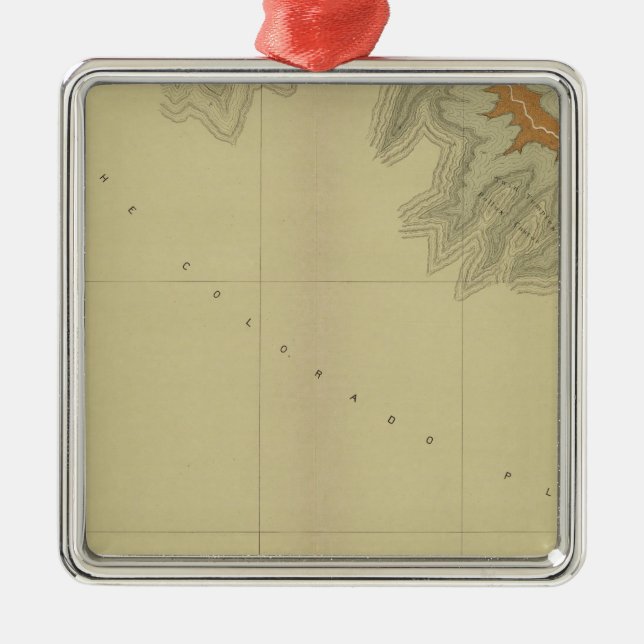 Geologic Map Of The Southern Metal Tree Decoration (Front)