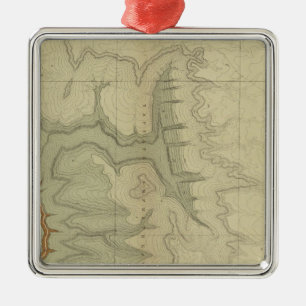 Geologic Map Of The Southern Metal Tree Decoration