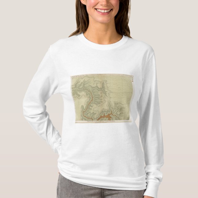 Geologic Map Of The Southern T-Shirt (Front)