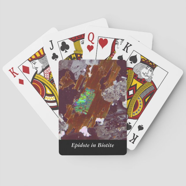 Geologic Thin Section- Customizable Playing Cards (Back)