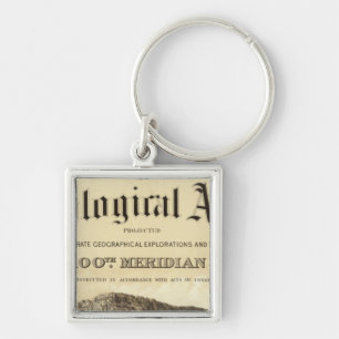 Geological Atlas Title Page Key Ring
