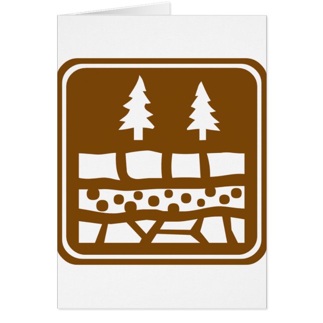 Geological Attraction Highway Sign (Front)