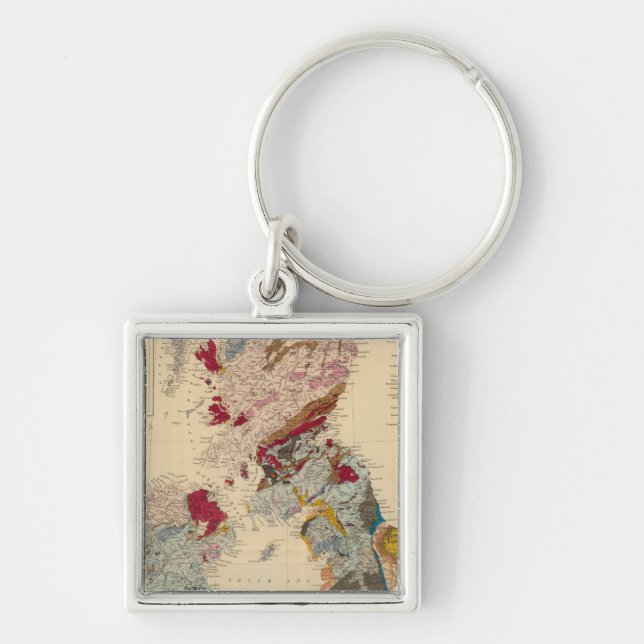 Geological map, British Isles Key Ring (Front)