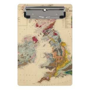 Geological map, British Isles Mini Clipboard