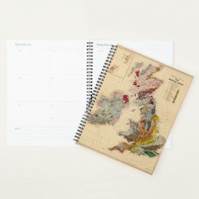 Geological map, British Isles Planner (Display)