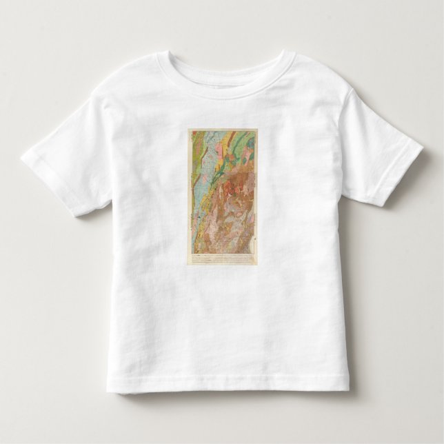 Geological Map of New Hampshire Toddler T-Shirt (Front)
