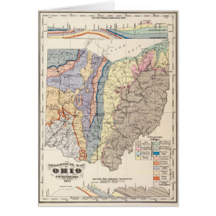 Geological map of Ohio