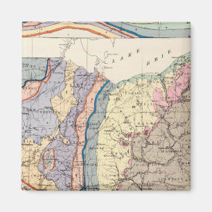 Geological map of Ohio Magnet