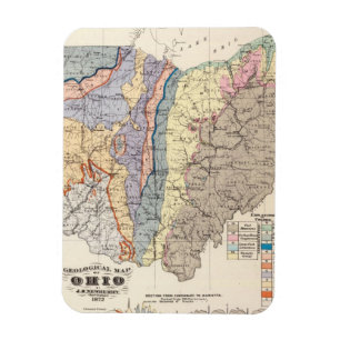 Geological map of Ohio Magnet