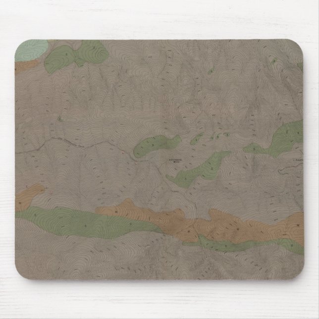 Geological Map of the New Almaden Mining District Mouse Pad (Front)