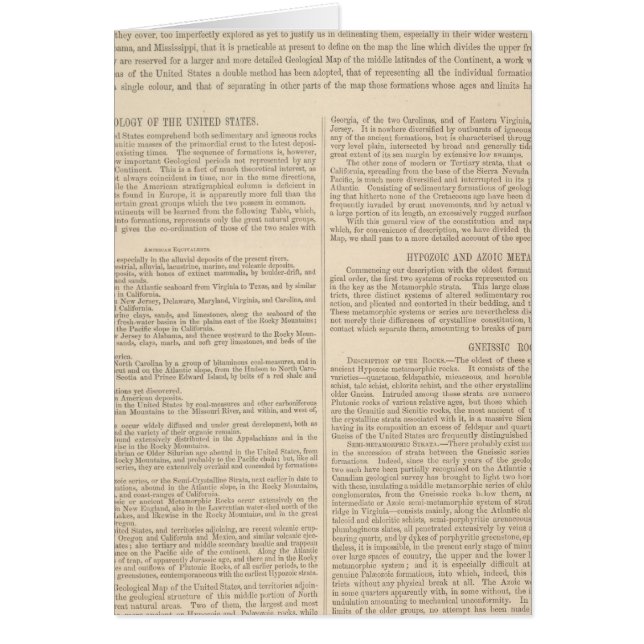 Geological Map of the United States 2 (Front)
