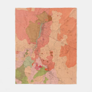 Geological Map of the Washoe District Fleece Blanket