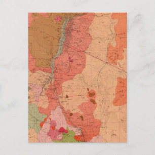 Geological Map of the Washoe District Postcard