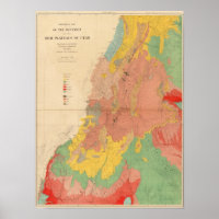 Geological map of Utah