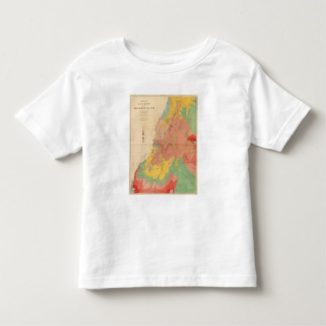 Geological map of Utah Toddler T-Shirt (Front)