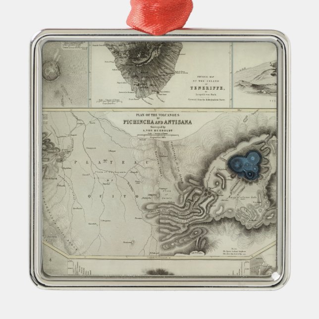 Geological phenomena metal tree decoration (Front)