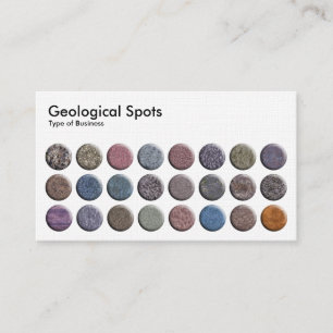 Geological Spots - Linen Business Card