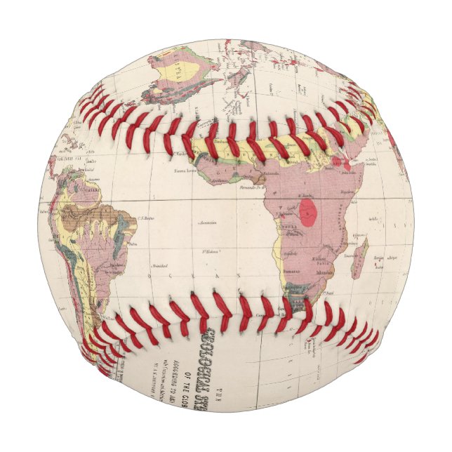 Geological structure of globe baseball (Front)
