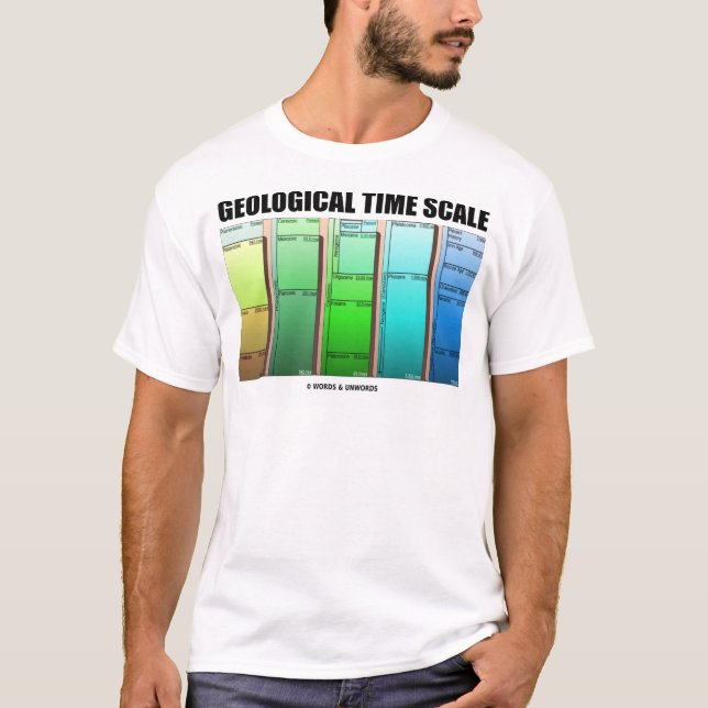 Geological Time Scale (Geological Age) T-Shirt (Front)