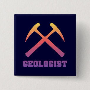 Geologist Button