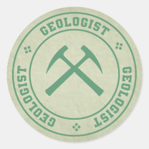 Geologist Classic Round Sticker