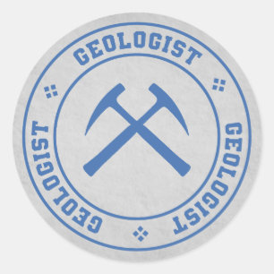 Geologist Classic Round Sticker