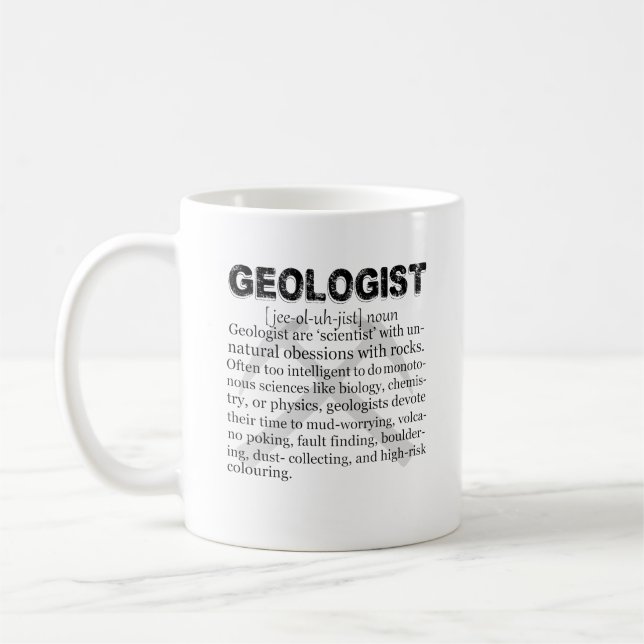 Geologist Definition Mug (Left)