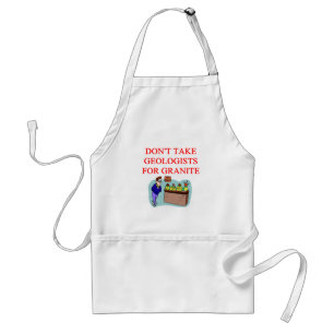 geologist joke standard apron