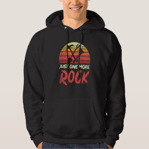 Geologist  Just One More Rock Retro Geology  1 Hoodie