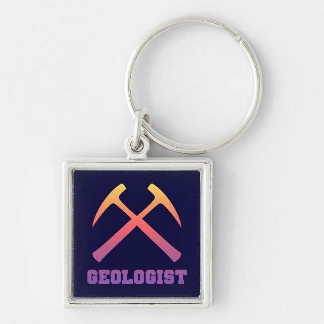 Geologist Key Ring (Front)