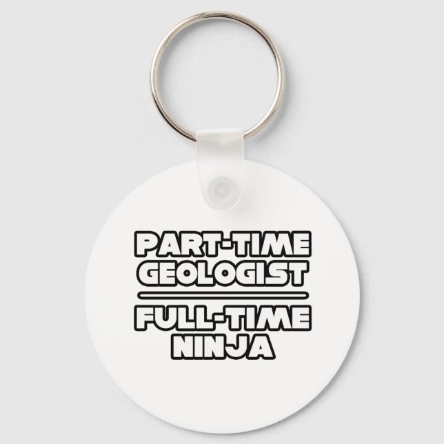 Geologist / Ninja Key Ring (Front)