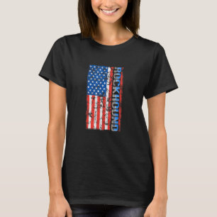 Geologist Rocks Geology Rockhounding Distressed U T-Shirt