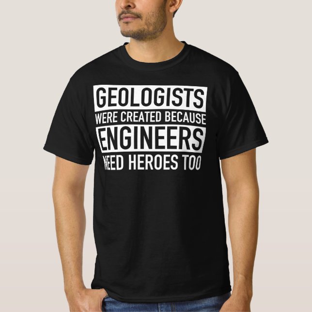 Geologists Humour Geology Major Graduate T-Shirt (Front)