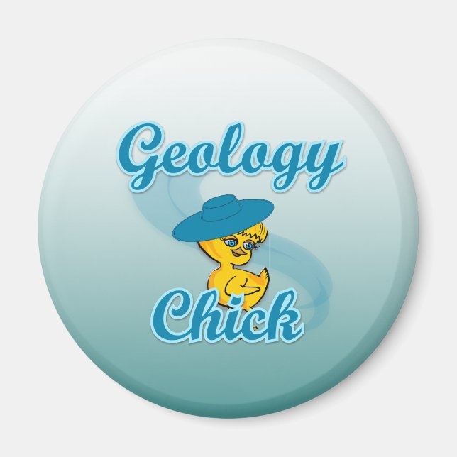 Geology Chick #3 Magnet (Front)