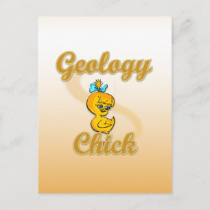 Geology Chick Postcard