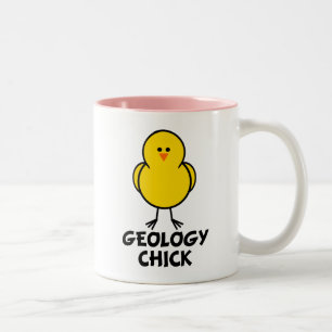 Geology Chick Two-Tone Coffee Mug
