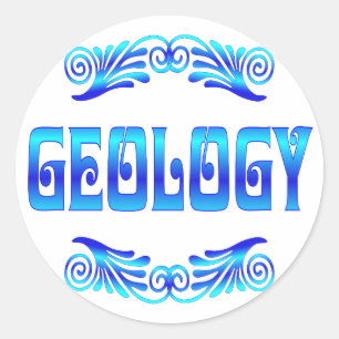 GEOLOGY CLASSIC ROUND STICKER
