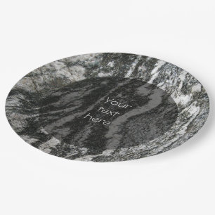 Geology Decorative Feline Pattern any Text Paper Plate