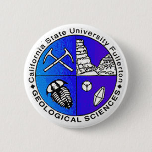 Geology Department Logo 6 Cm Round Badge