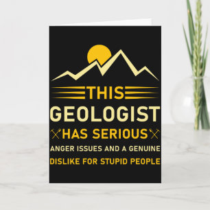 Geology Earth Science Funny Geologist T Shirt_7 Card